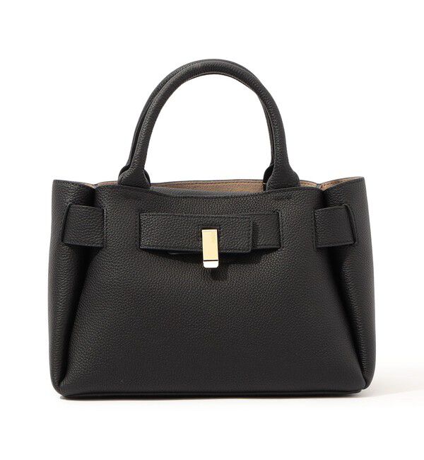 TOMORROWLAND GOODS「PUNTI. MIRROR ハンドバッグ」|ハンドバッグ|19 ブラック