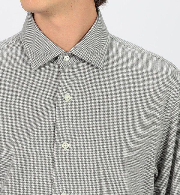 TOMORROWLAND MENS「コットンカシミヤフランネル ロングスリーブシャツ」|シャツ・ブラウス|