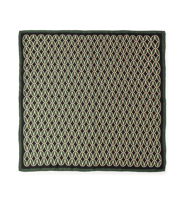 TOMORROWLAND GOODS「TOMORROWLAND ジオメトリック柄 シルクスカーフ」|バンダナ・スカーフ|