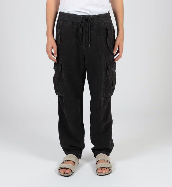 JAMES PERSE「テクスチャードリネンフライトパンツ MTXL1446」|カーゴ|