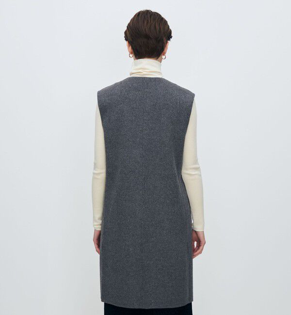 TOMORROWLAND collection「スーパーダブルフェイス Vカラージレ」|ベスト・ジレ|