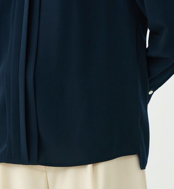 Ballsey「プリマベーラデシン スキッパータックブラウス」|シャツ・ブラウス|