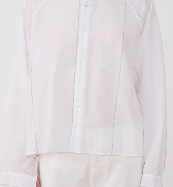 GALERIE VIE「コットン ラグランスリーブシャツ」|シャツ・ブラウス|