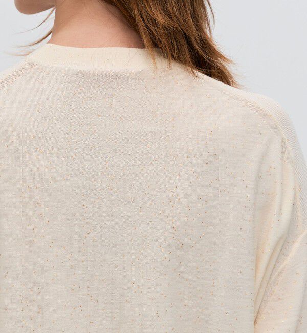 BACCA「スパークルファインウール クルーネックプルオーバー」|ニット・セーター|