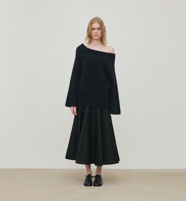 DES PRES「フォックスカシミヤ オフショルダープルオーバー」|ニット・セーター|