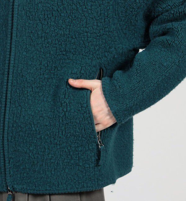 TOMORROWLAND MENS「TOMORROWLAND Tricot ウールカシミヤ パイルニット ジップアップブルゾン」|ニット・セーター|