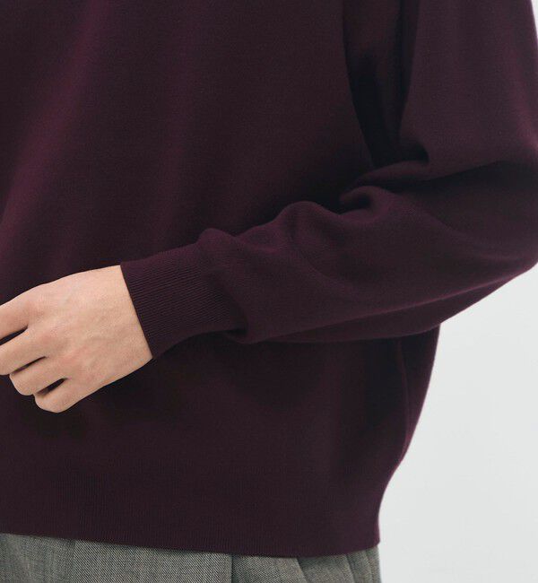 CABaN「コットンカシミヤ クルーネックプルオーバー」|ニット・セーター|