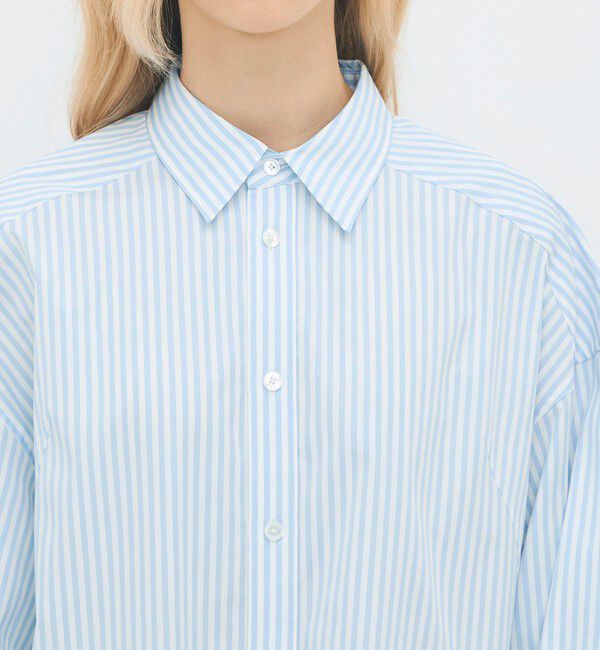 CABaN「コットン ロンドンストライプ ボリュームシャツ」|シャツ・ブラウス|