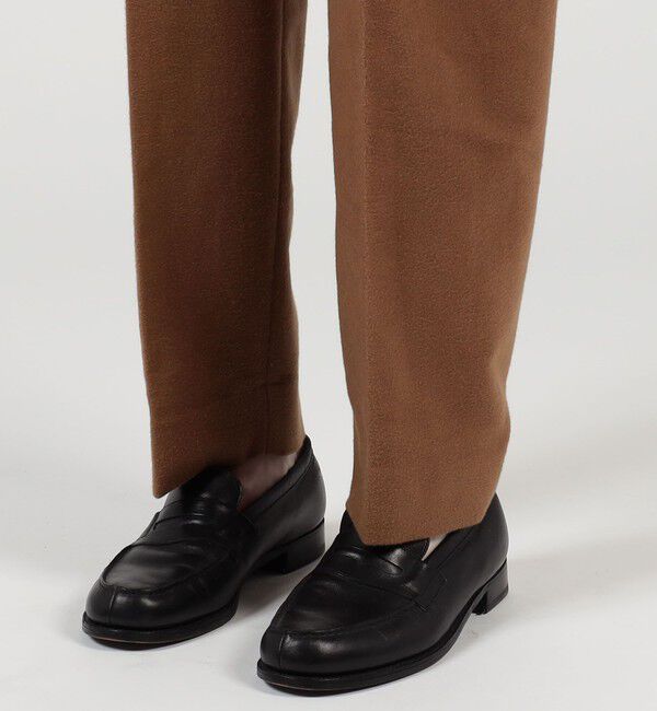 TOMORROWLAND MENS「コットンシルクモールスキン 1プリーツ テーパードパンツ」|その他|