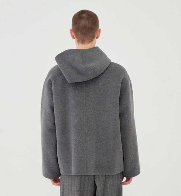 GALERIE VIE「ウールカシミヤダブルフェイス フーデッドブルゾン」|その他|