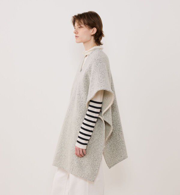 GALERIE VIE「シープジャージー ポンチョ」|ポンチョ・ケープ|