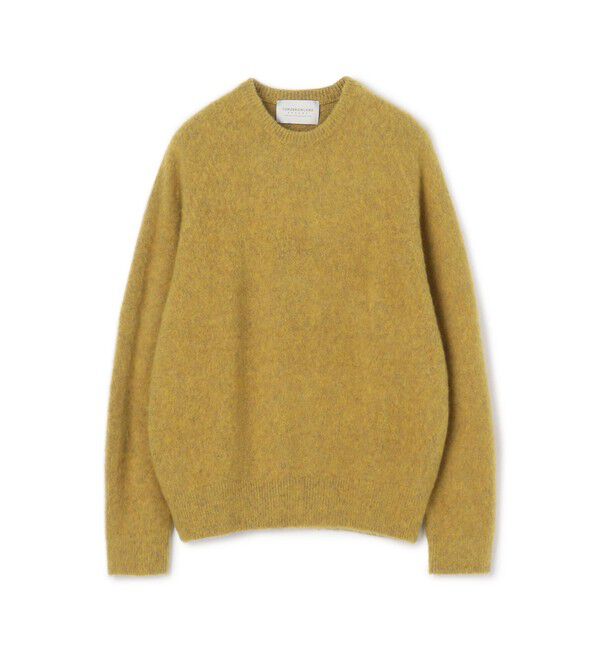 TOMORROWLAND MENS「TOMORROWLAND Tricot ウールシャギー クルーネックプルオーバー」|ニット・セーター|23 イエロー