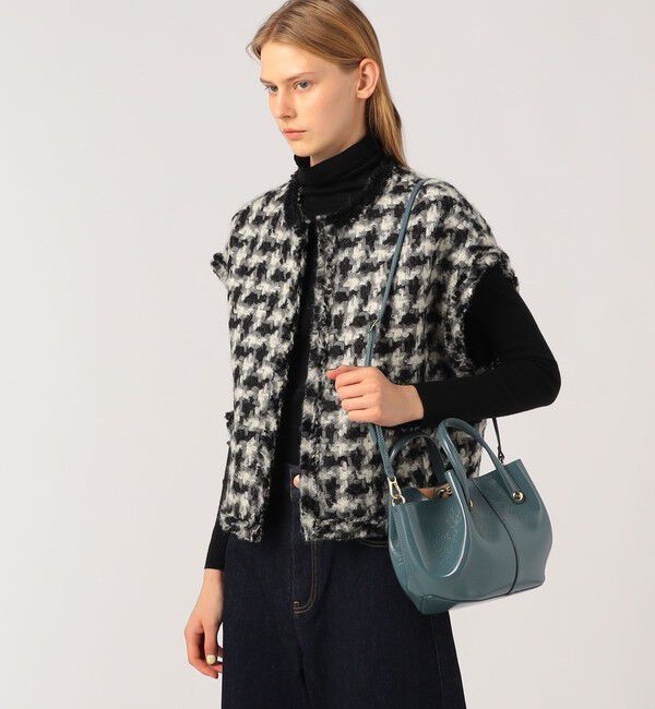 TOMORROWLAND GOODS「Atelier TOMORROWLAND SHELL MINI エナメルバッグ」|ハンドバッグ|