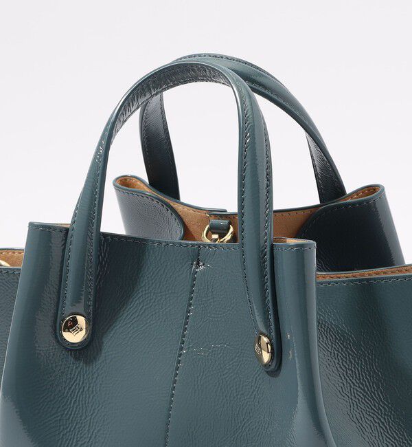 TOMORROWLAND GOODS「Atelier TOMORROWLAND SHELL MINI エナメルバッグ」|ハンドバッグ|