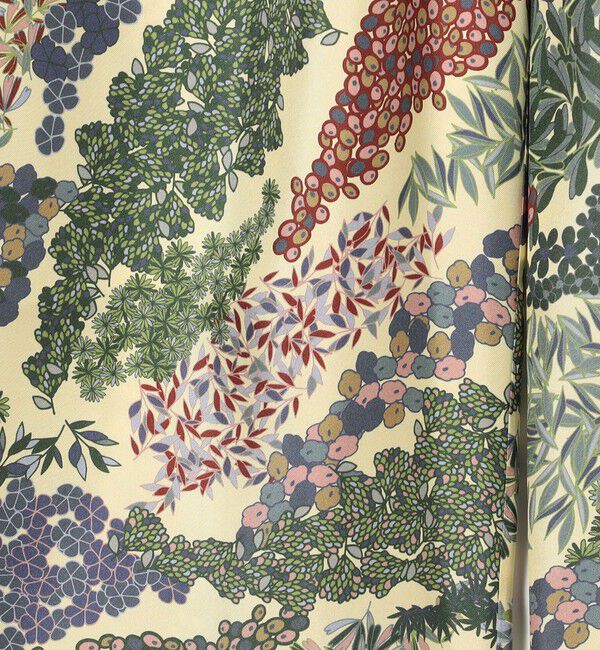 CABaN「シルクツイル FLOWER RIVERプリント 2タックワイドパンツ」|その他|