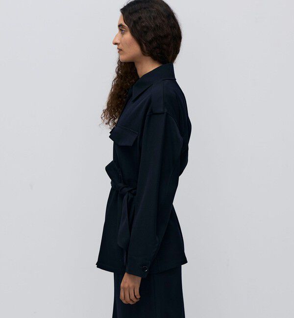 BACCA「ウールギャバジン ダブルパッチポケットジャケット」|シャツ・ブラウス|