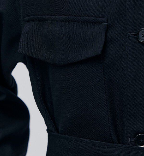 BACCA「ウールギャバジン ダブルパッチポケットジャケット」|シャツ・ブラウス|