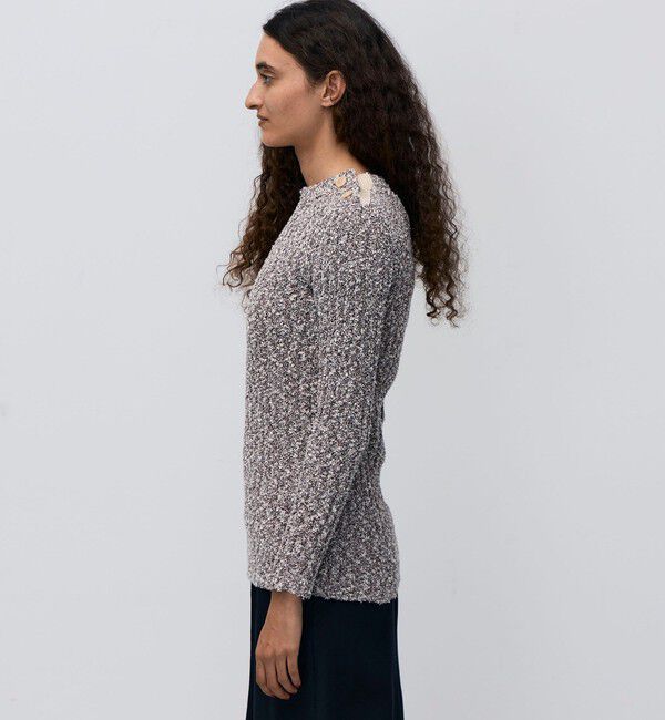 BACCA「ファンシーヤーン セーラーニットプルオーバー」|ニット・セーター|