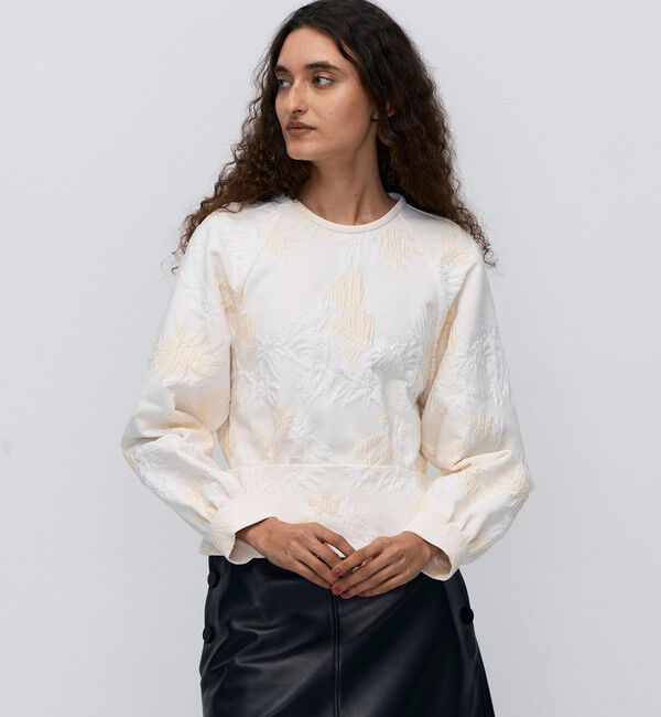 BACCA「マトラッセ ラグランスリーブプルオーバーブラウス」|シャツ・ブラウス|