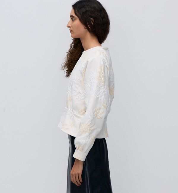 BACCA「マトラッセ ラグランスリーブプルオーバーブラウス」|シャツ・ブラウス|