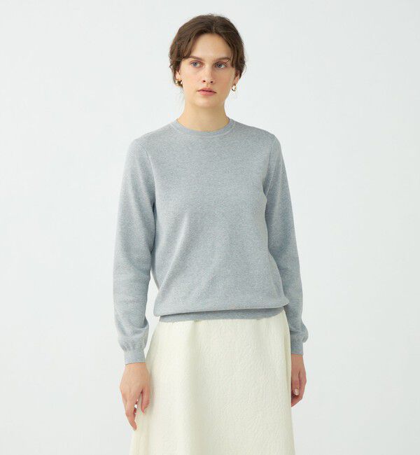 Ballsey「スビンコットン クルーネックプルオーバー」|ニット・セーター|