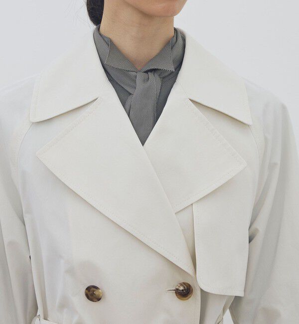 DES PRES「コットンドライクロス ショートトレンチコート」|トレンチコート|