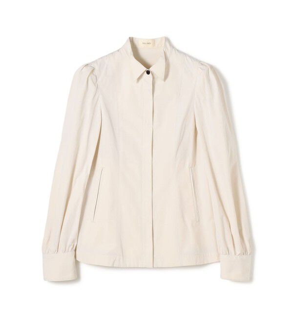 DES PRES「コットンドライクロス パフスリーブ ジャケット」|ブルゾン・スタジャン|11 ホワイト