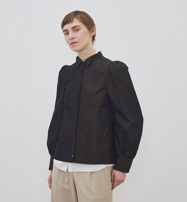 DES PRES「コットンドライクロス パフスリーブ ジャケット」|ブルゾン・スタジャン|