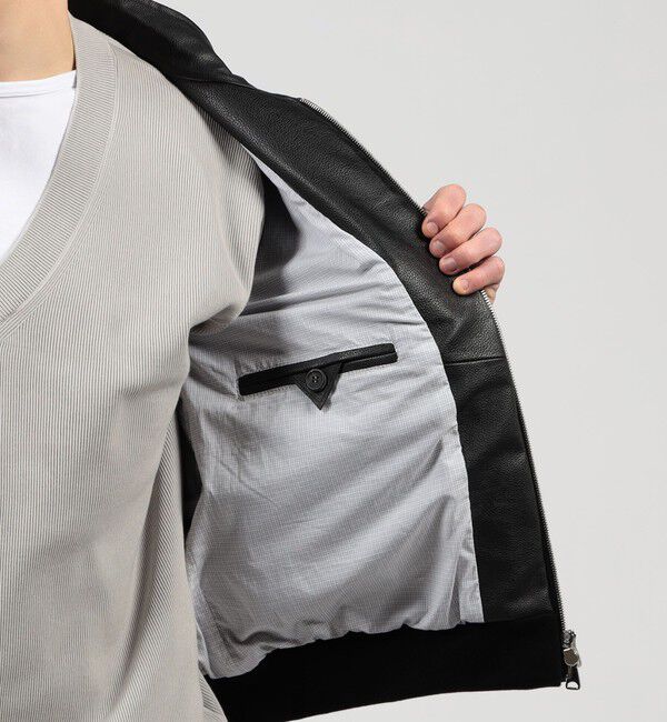 TOMORROWLAND MENS「【別注】EMMETI GREYSON カーフ ドライビングブルゾン」|ブルゾン・スタジャン|