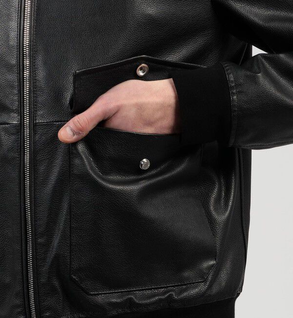 TOMORROWLAND MENS「【別注】EMMETI GREYSON カーフ ドライビングブルゾン」|ブルゾン・スタジャン|