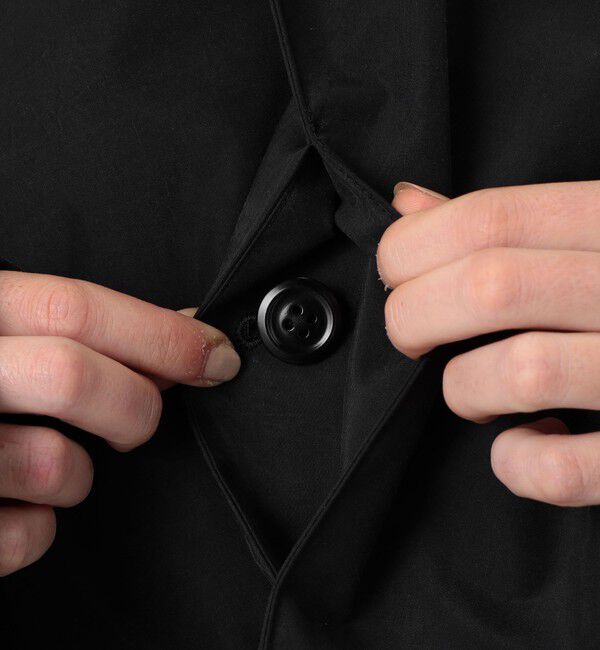 TOMORROWLAND GOODS「HAVERSACK Silkcoating バルカラーコート」|ステンカラーコート|