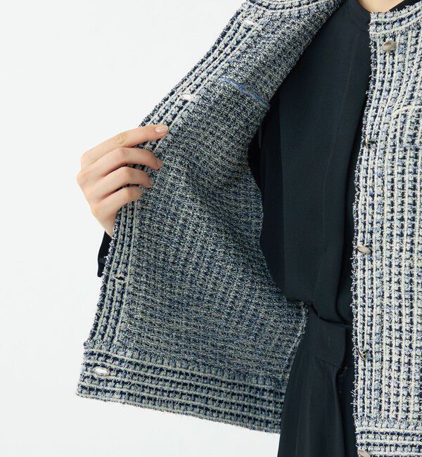 Ballsey「ミックスツイード ショートベスト」|ベスト・ジレ|