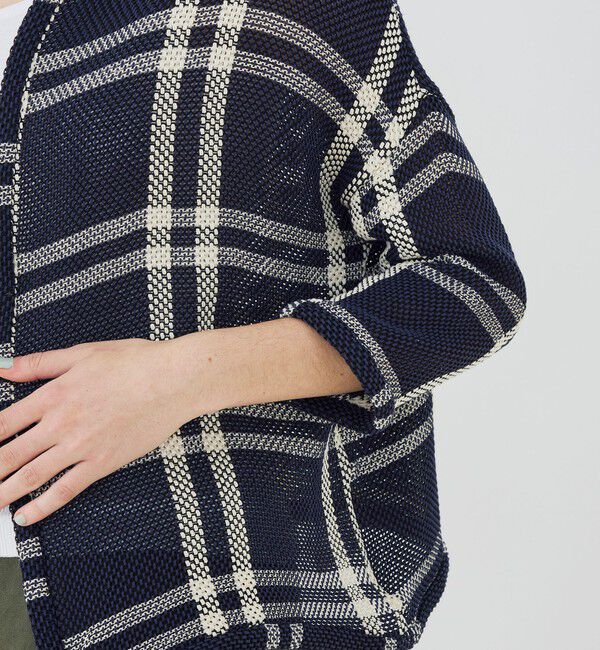 GALERIE VIE「ラッセルコットン ワイドバランスジャケット」|ノーカラージャケット|