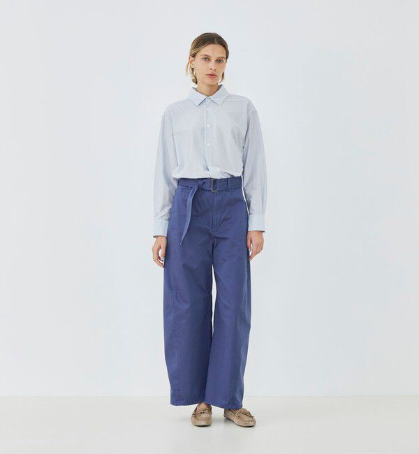 GALERIE VIE「シルキーコットン ショートレングスシャツ」|シャツ・ブラウス|