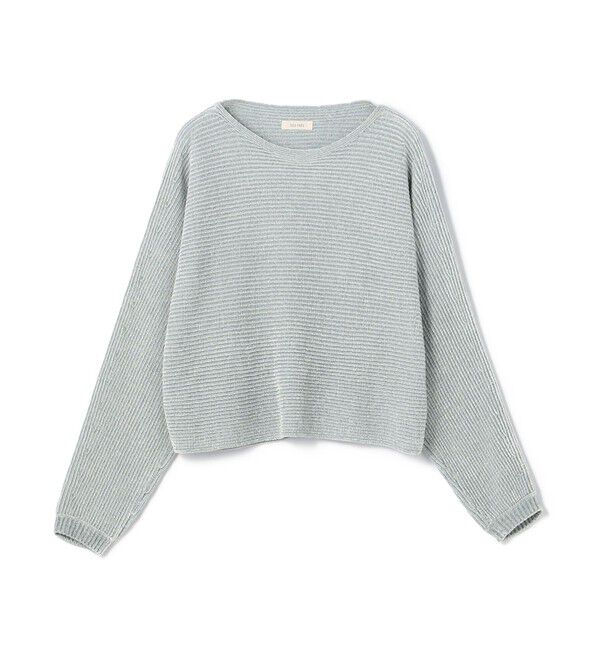 DES PRES「テディヤーン ボートネックプルオーバー」|ニット・セーター|63 ライトブルー