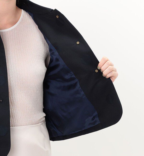 TOMORROWLAND collection「グログランドット ショートジャケット」|その他|