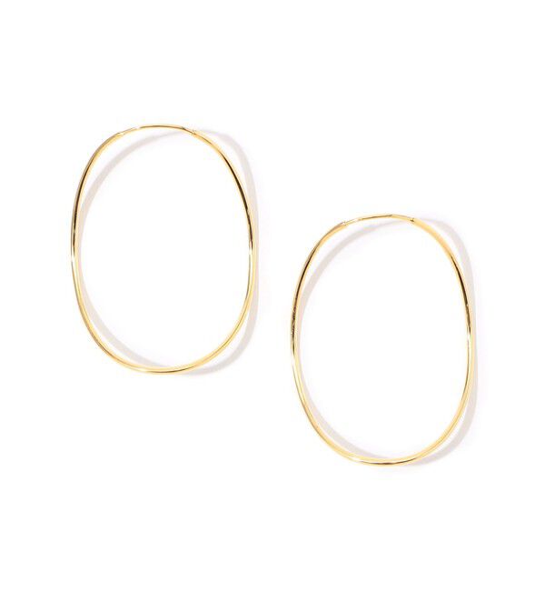 TOMORROWLAND GOODS「BAR Jewellery CONTOUR ゴールドピアス」|ピアス|