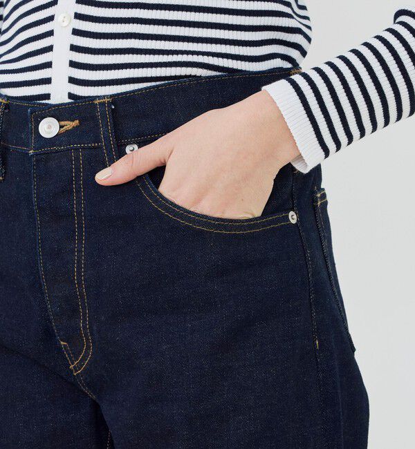 GALERIE VIE「リユースシーアイランドコットン デニムストレートパンツ」|デニム|