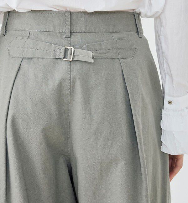 GALERIE VIE「ノンマーセライズドコットン タックワイドパンツ」|その他|