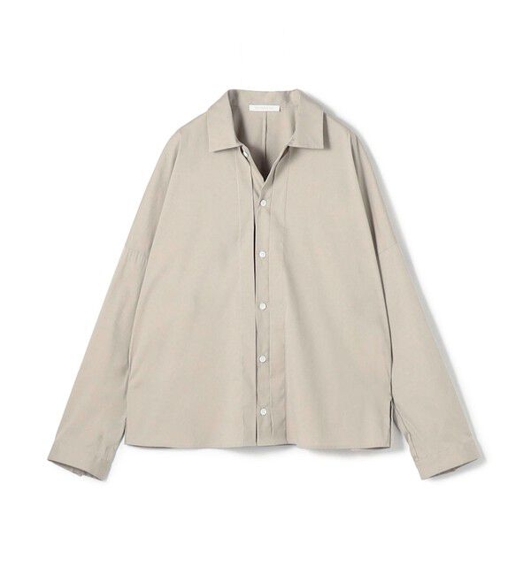 GALERIE VIE「ストレッチタイプライター フロントタックシャツ」|シャツ・ブラウス|15 グレー