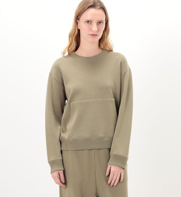 GALERIE VIE「コットンスピニングウール クルーネックプルオーバー」|ニット・セーター|