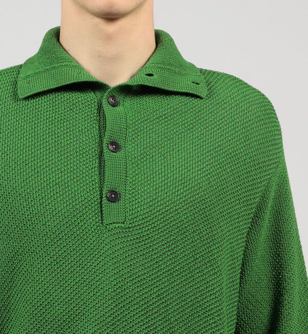 TOMORROWLAND MENS「TOMORROWLAND tricot ギマコットンニット スタンドカラープルオーバー 」|ニット・セーター|