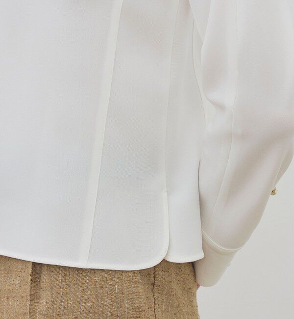 DES PRES「ライトダブルクロス クルーネックプルオーバー」|シャツ・ブラウス|