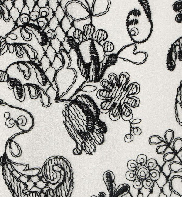 DES PRES「マリンレースエンブロイダリー エラスティックスカート」|タイト|