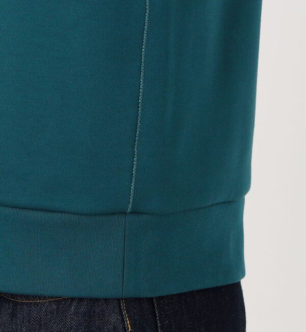 TOMORROWLAND MENS「スビンコットンダンボール ハーフジッププルオーバースウェット」|スウェット・ジャージ|