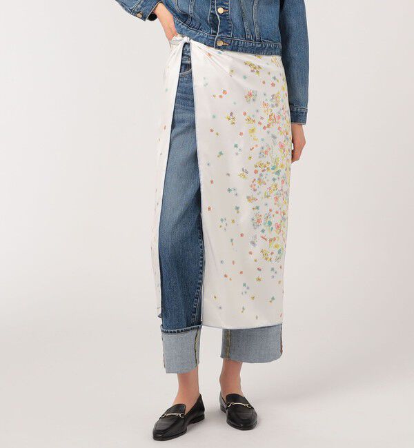 TOMORROWLAND GOODS「Atelier TOMORROWLAND FLOWER シルクスカーフ」|バンダナ・スカーフ|