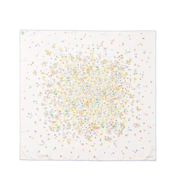 TOMORROWLAND GOODS「Atelier TOMORROWLAND FLOWER シルクスカーフ」|バンダナ・スカーフ|
