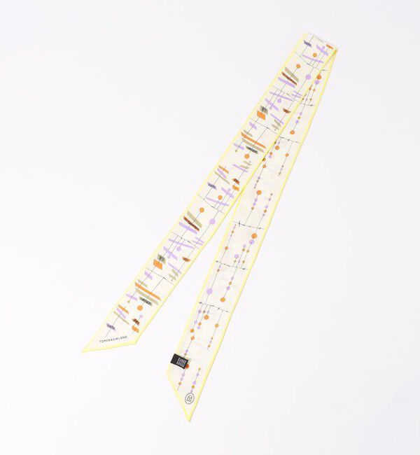 TOMORROWLAND GOODS「Atelier TOMORROWLAND MUSIC BARシルク ボウタイスカーフ」|バンダナ・スカーフ|