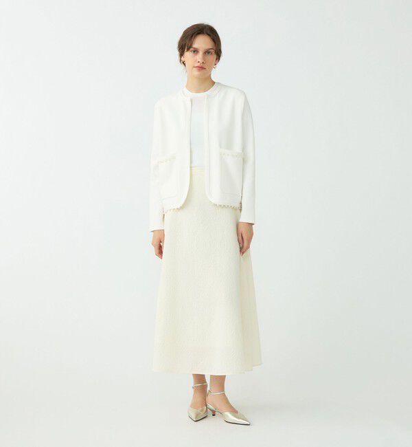 Ballsey「パンチングパール クルーネックカーディガン」|カーディガン|