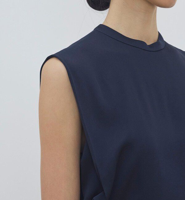 DES PRES「サテンジョーゼット ハイウエストオールインワン」|オールインワン|